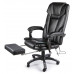 Купить Вибромассажное кресло Calviano 1589 (черное с подножкой) в Интернет магазин спортивной одежды и тренажеров  SayMarket