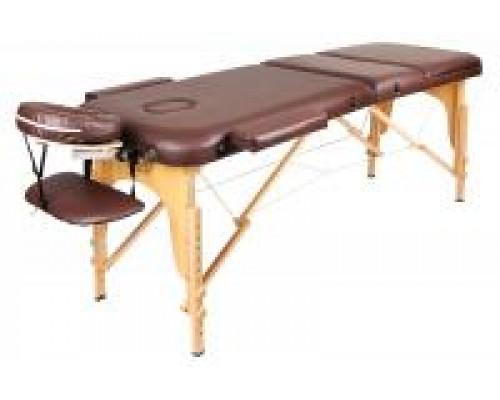 Купить Массажный стол Atlas Sport 70 см складной 3-с деревянный (коричневый) в Интернет магазин спортивной одежды и тренажеров  SayMarket фото 4