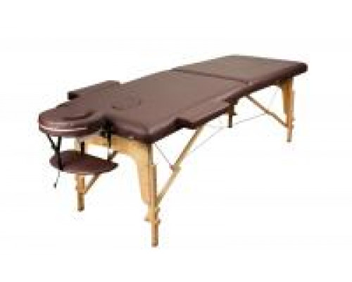 Купить Массажный стол Atlas Sport складной 2-с деревянный 70 см (темно-коричневый) в Интернет магазин спортивной одежды и тренажеров  SayMarket фото 3