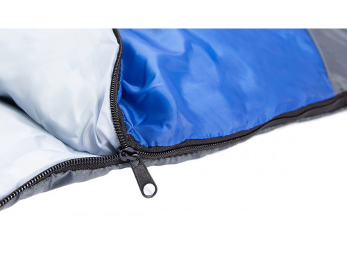 Купить Спальный мешок ACAMPER BRUNI 300г/м2, серый, голубой в Интернет магазин спортивной одежды и тренажеров  SayMarket
