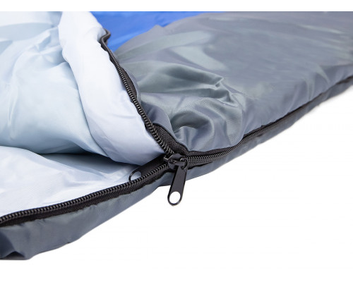 Купить Спальный мешок ACAMPER BERGEN 300г/м2, серый, синий в Интернет магазин спортивной одежды и тренажеров  SayMarket фото 1