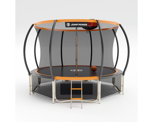 Купить Батут Jump Power 14 ft Pro Inside Basket Orange в Интернет магазин спортивной одежды и тренажеров  SayMarket