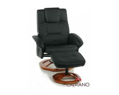 Купить TV-кресло Calviano 92 с пуфом (черное, массаж) в Интернет магазин спортивной одежды и тренажеров  SayMarket фото 3