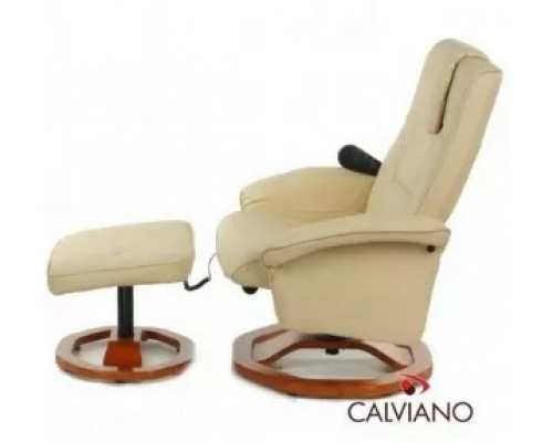 Купить TV-кресло Calviano 20 с пуфом (бежевое, массаж) в Интернет магазин спортивной одежды и тренажеров  SayMarket фото 2