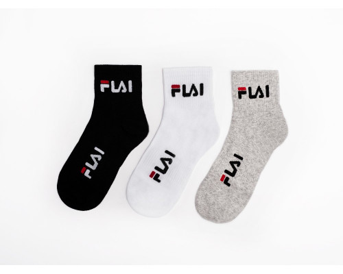 Купить Носки средние FILA - 3 пары в Интернет магазин спортивной одежды и тренажеров  SayMarket
