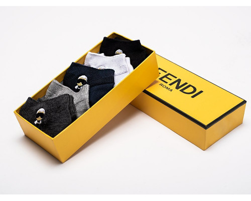 Купить Носки короткие Fendi - 5 пар в Интернет магазин спортивной одежды и тренажеров  SayMarket