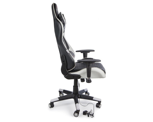 Купить Вибромассажное кресло Calviano 1586 (черно-белое) в Интернет магазин спортивной одежды и тренажеров  SayMarket фото 5