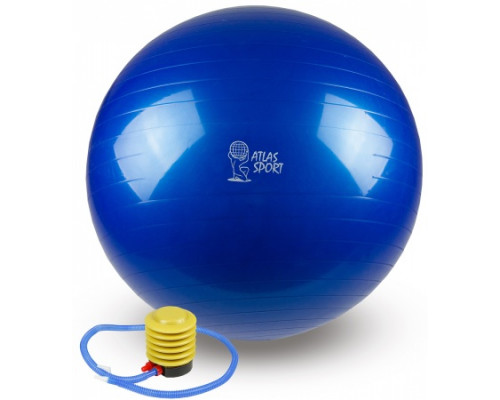 Купить Мяч гимнастический фитбол с насосом 75 см Синий в Интернет магазин спортивной одежды и тренажеров  SayMarket